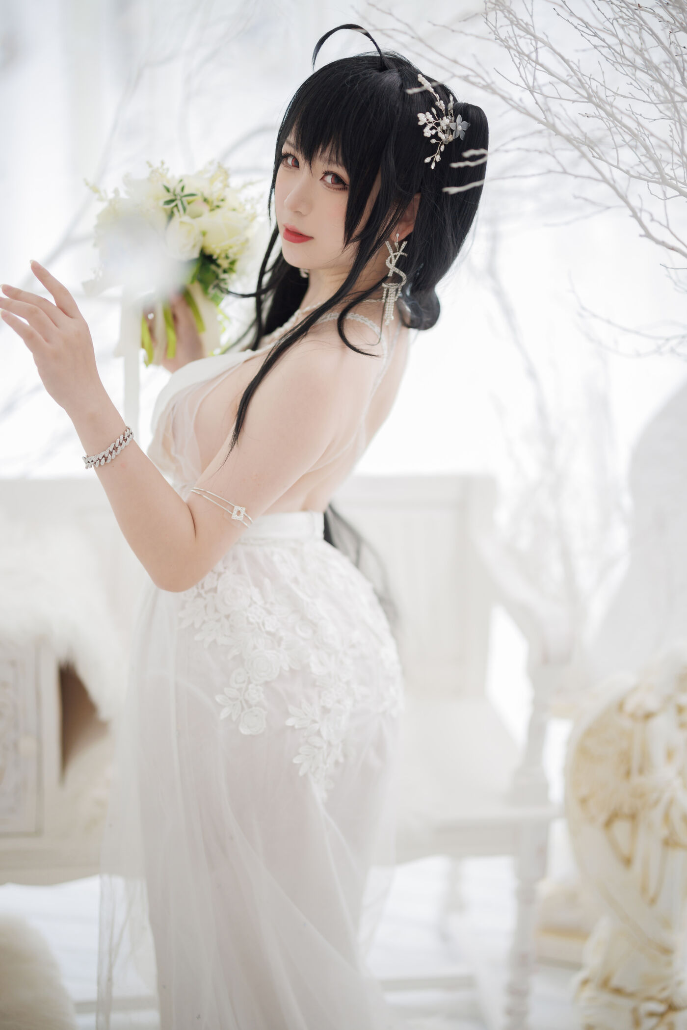 樱落酱 NO.023 大凤花嫁 [26P]插图1
